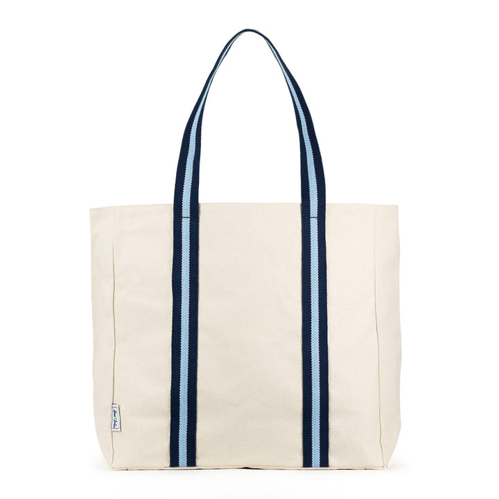 Ame & Lulu Hamptons Beach Tote - Two Tone Blue