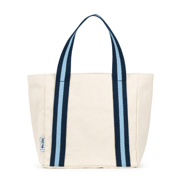 Ame & Lulu Mini Hamptons Beach Tote - Two Tone Blue