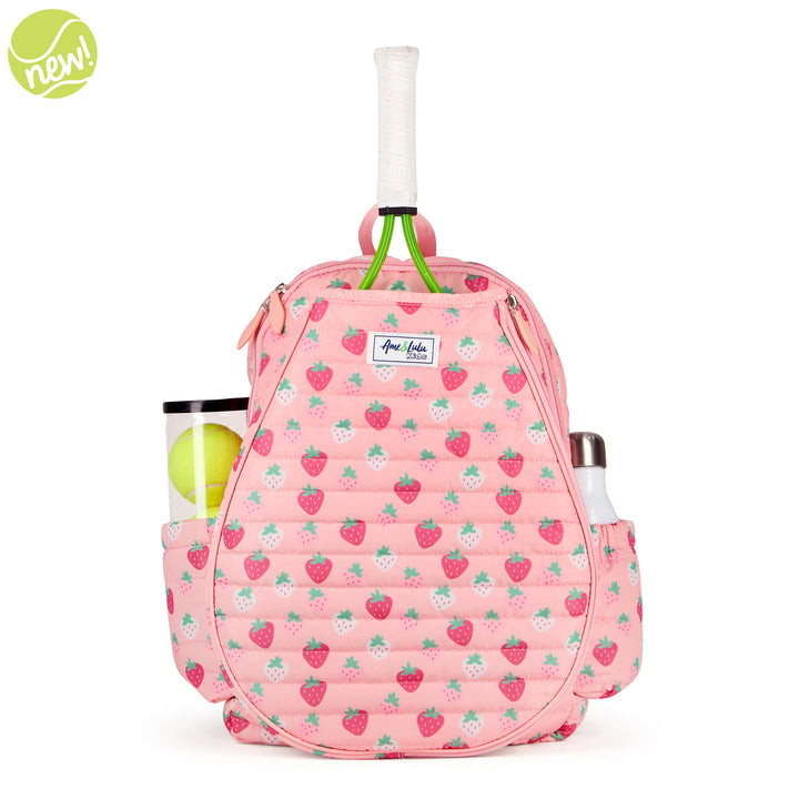 Little Love Tennis Backpack - Strawberry Puffer