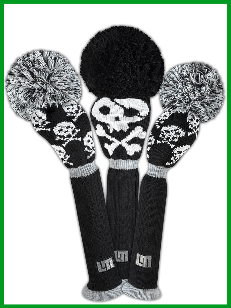 Just4Golf Shiver Skull Knit Headcover - Thumbnail 2