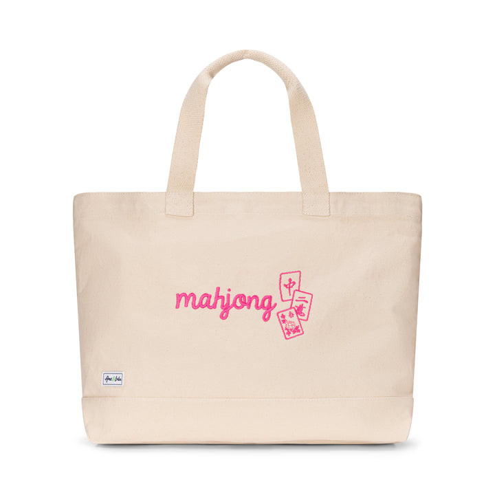 Ame & Lulu Mahjong Large Tote - Thumbnail 2