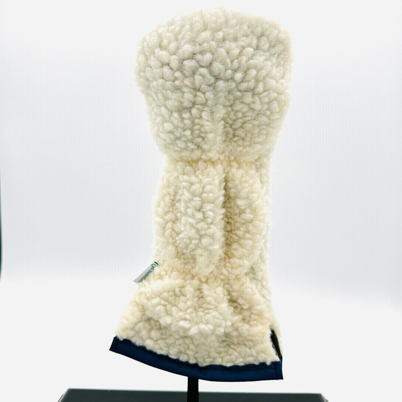 Just4Golf Cream Sherpa Fairway Wood Headcover w/ Navy Trim - Pink