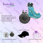 Bonjoc ladies golf ball marker with magnetic hat clip