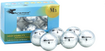 Chromax Metallic Silver Golf Balls - Pack of 6 Golf Balls