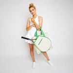 Ame & Lulu Hamptons Tennis Tour Tennis Bag - Limeade
