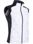 Abacus Sportswear Dunes Hybrid Vest White - women's quilted golf vest