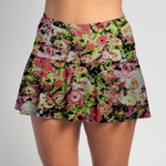 FestaSports Garden Party all over print Flounce Skort  is fabulous for all activewear and running around town getting things done. The specialized FestaFit makes this skort a must have for function and comfort. Inner shorts have lower leg band to store balls during fierce tennis matches.
