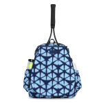 Ame & Lulu Game On Tennis Backpack - blue shibori