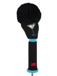 Loudmouth golf driver head cover - black knitted pompom head cover