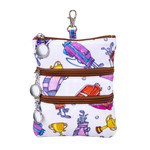 Sydney Love Golf Bags and Trophies Print- Clip On Accessory Pouch