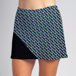 FestaSports Lapis Links Bias Skort with Black