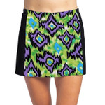 FestaSports Power Up Purple with Black Slimming Panel Skort