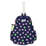  Ame & Lulu Little Love Junior Tennis Backpack - Hearts