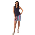 Golftini Reel It In Pull-On Ruffle Skort 17.5"