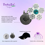 Bonjoc golf ball marker necklace with magnetic pendant