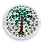 Bonjoc Palm Tree Swarovski Crystal Ball Marker