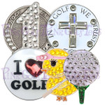 Bonjoc Golf Swarovski Crystal Ballmarkers 