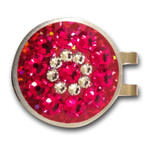 Blingo Red Glitter Golf Ballmarkers 