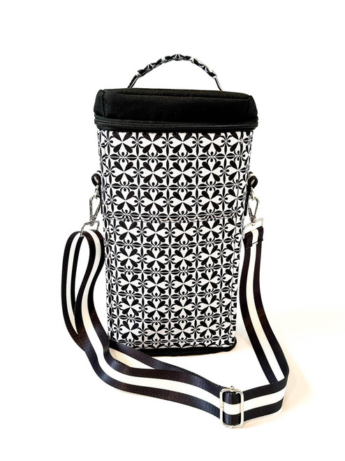 Beverage Cooler Bag | Porto | Black & White image 1