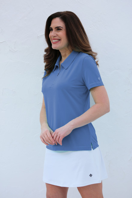 Short Sleeve Golf Polo Shirt Juniper image 1