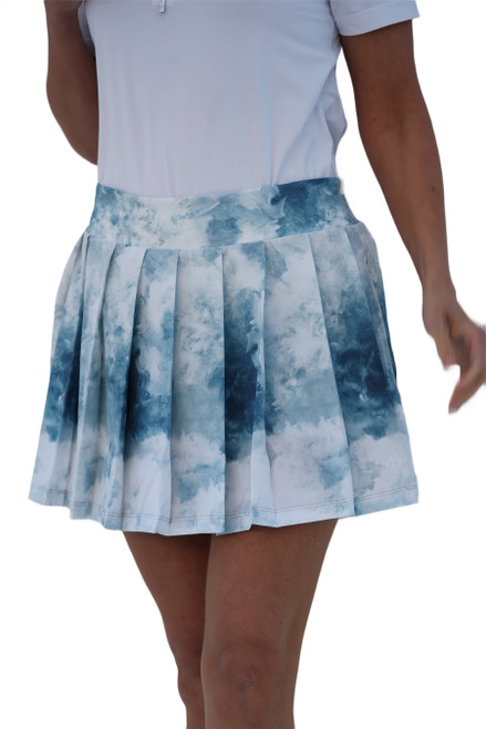 Box Pleat Skort Clouds image 1