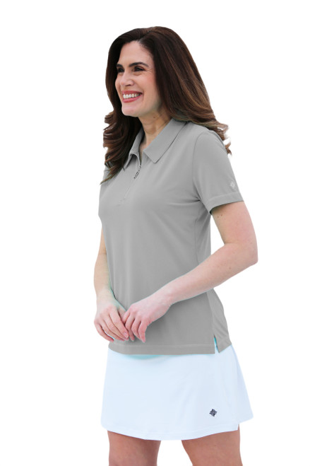 Short Sleeve Golf Polo Shirt Dove image 1