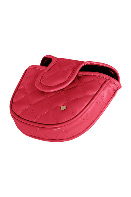 Mallet Putter Cover in Quilted Raspberry image 1