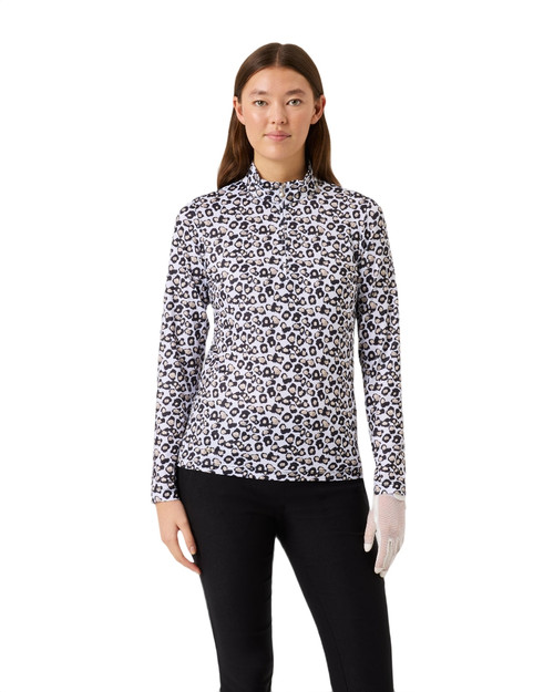 Sheermotion Leo Contrast Long Sleeve Top image 1
