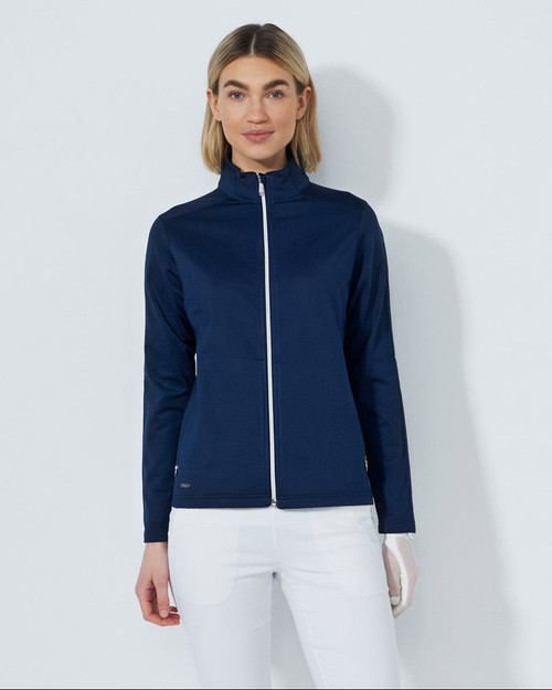Cholet Dark Navy Full Zip Midlayer Jacket image 1