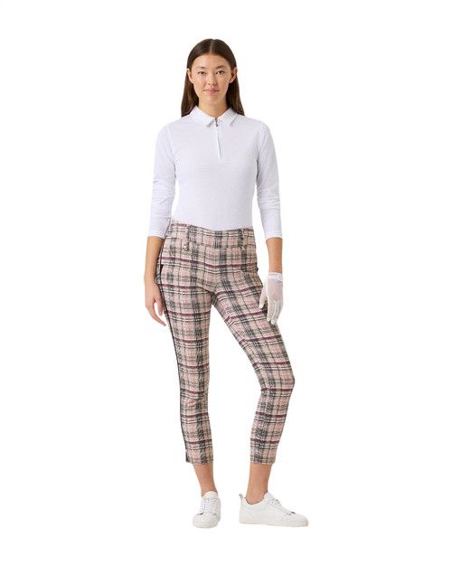 Magic Hand Stroke Print Ankle Pants image 1