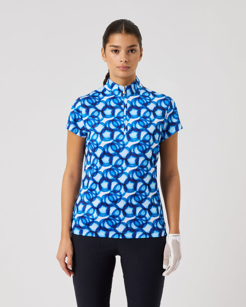 Air Water Circle Mock Neck Top image 1