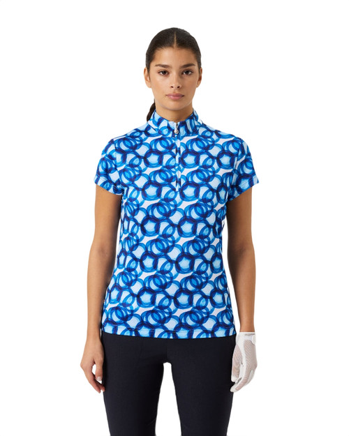 Air Water Circle Mock Neck Top image 1