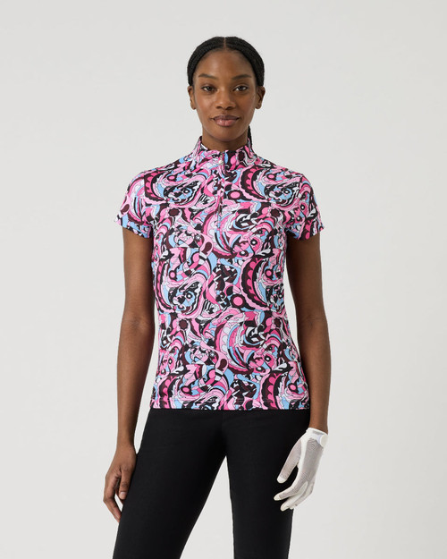 Air Multi Mix Mock Neck Top image 1