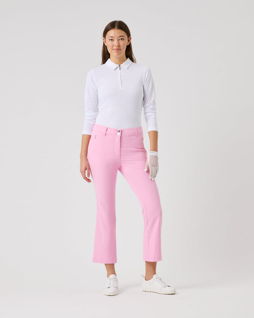 Flare Prism Pink Ankle Pants image 1