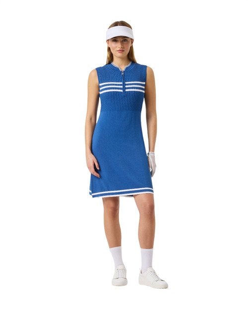 Awara Mid Blue Knit Sleeveless Dress image 1