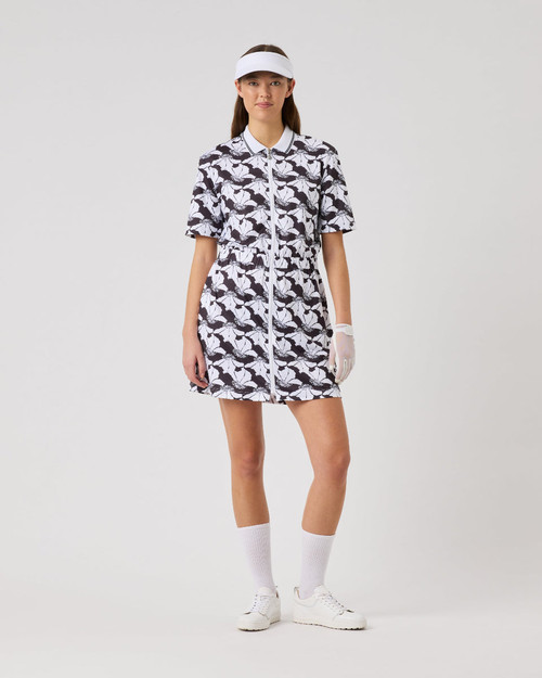 Night Flower Half Sleeve Dress image 1