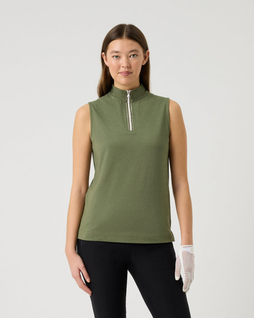 Kim Sage Sleeveless Polo Shirt image 1