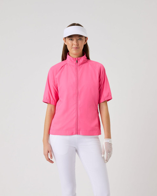 Anglet Radiant Pink Short Sleeve Wind Jacket V2 image 1