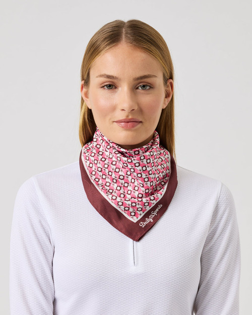 Geometric Palm Tree Print Scarf image 1