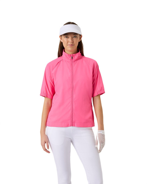 Anglet Radiant Pink Short Sleeve Wind Jacket V2 image 1