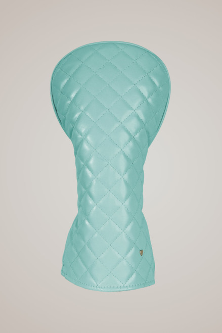 Driver Cover in Quilted Aqua image 1