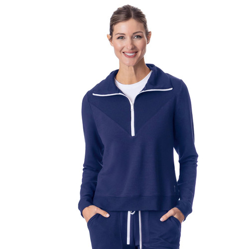 Sueded Sundays Qtr Zip image 1