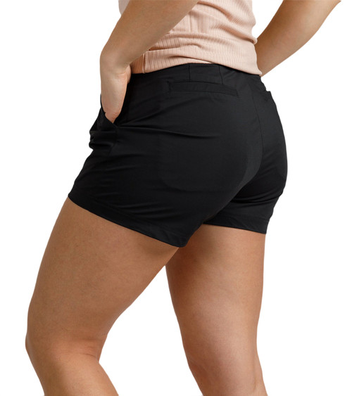 The Rae Pleated Shorts Black image 6