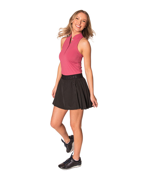 The Rae Pleated Skirt Black image 11