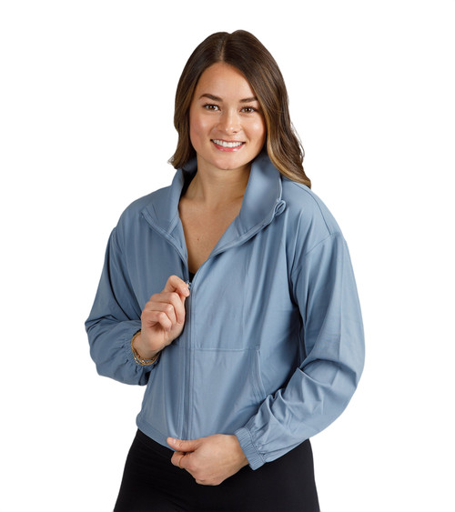 Luna Full Zip Jacket Light Blue image 5