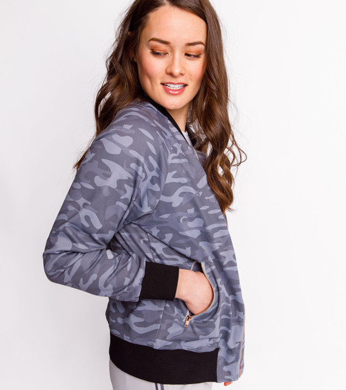 NYM Bomber Jacket Gray Camo image 5