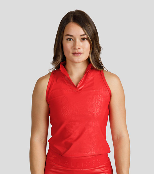 Lucky in "Leather" Polo Red image 4