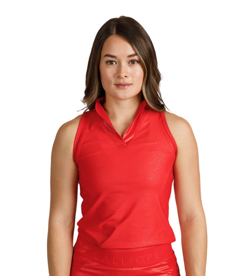 Lucky in "Leather" Polo Red image 3
