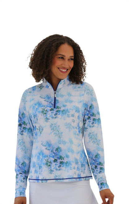 Long Sleeve Mid Layer Golf Shirt Emeris image 1