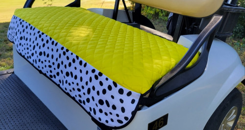 Golf Chic Covers Yellow W/Dalmatian Trim